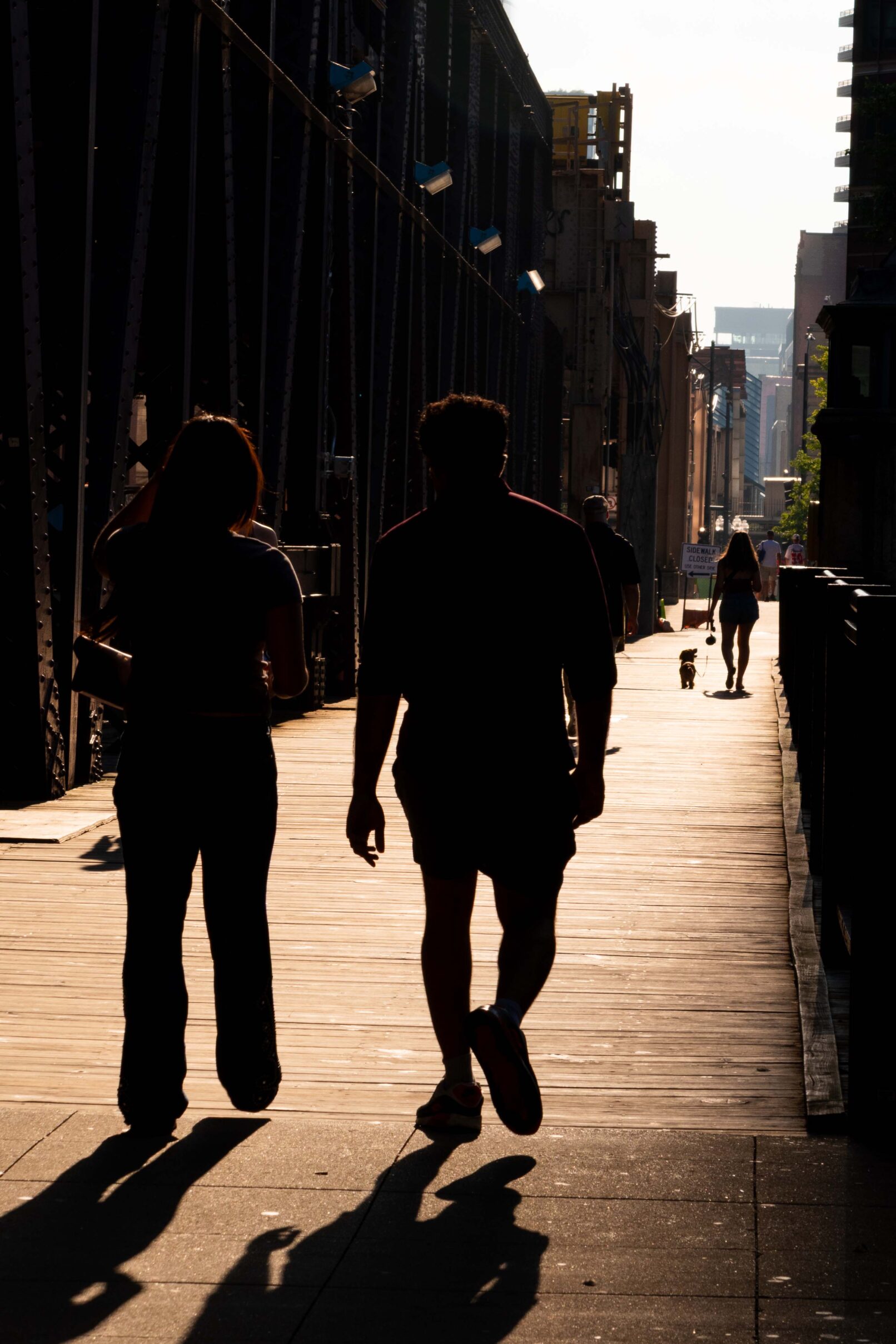 Summer in downtown Chicago.