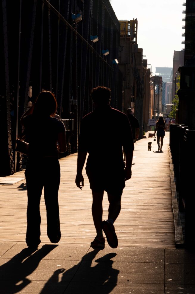 Summer in downtown Chicago.