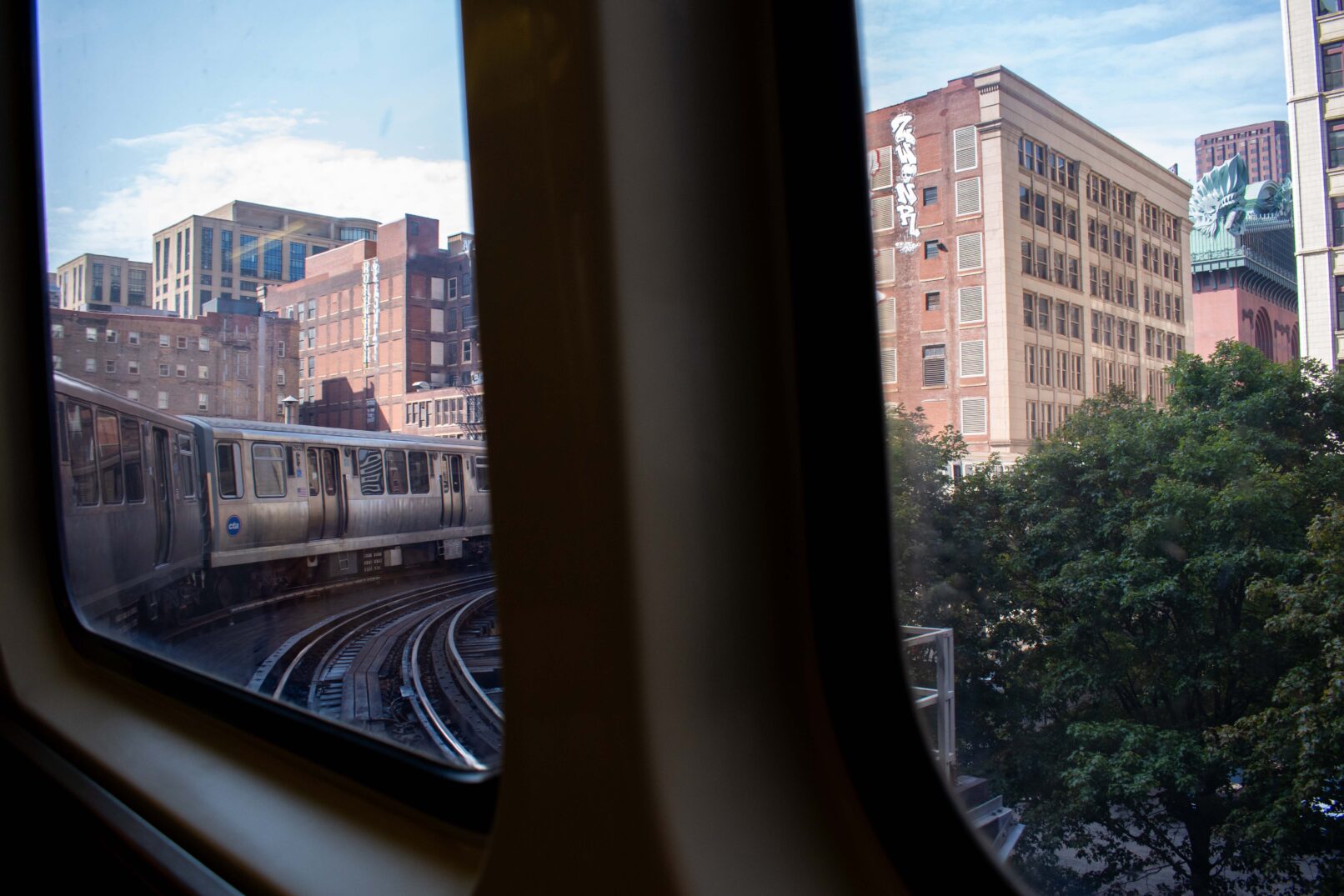 CTA Cityscape in Chicago