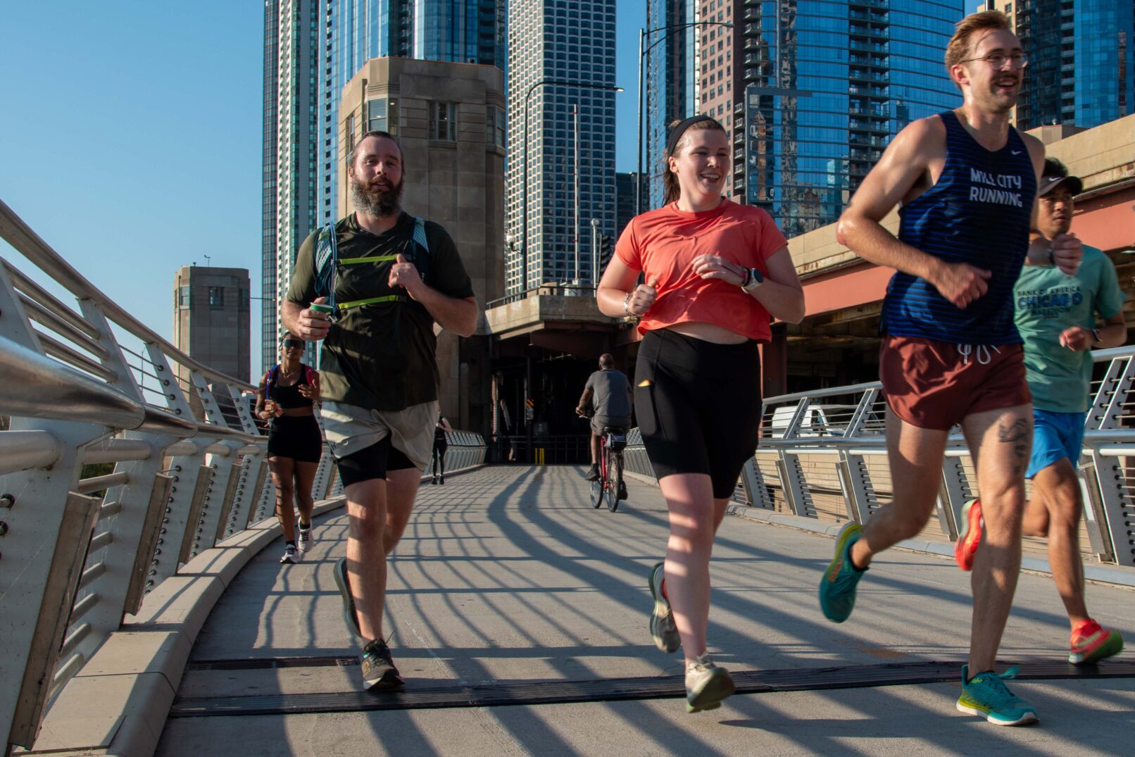 Sunday run in Chicago.